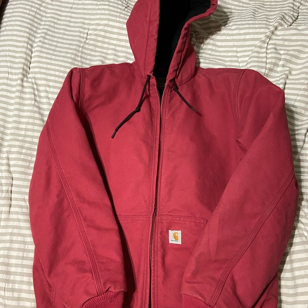 Carhartt Red Work Jacket Women’s 8/10